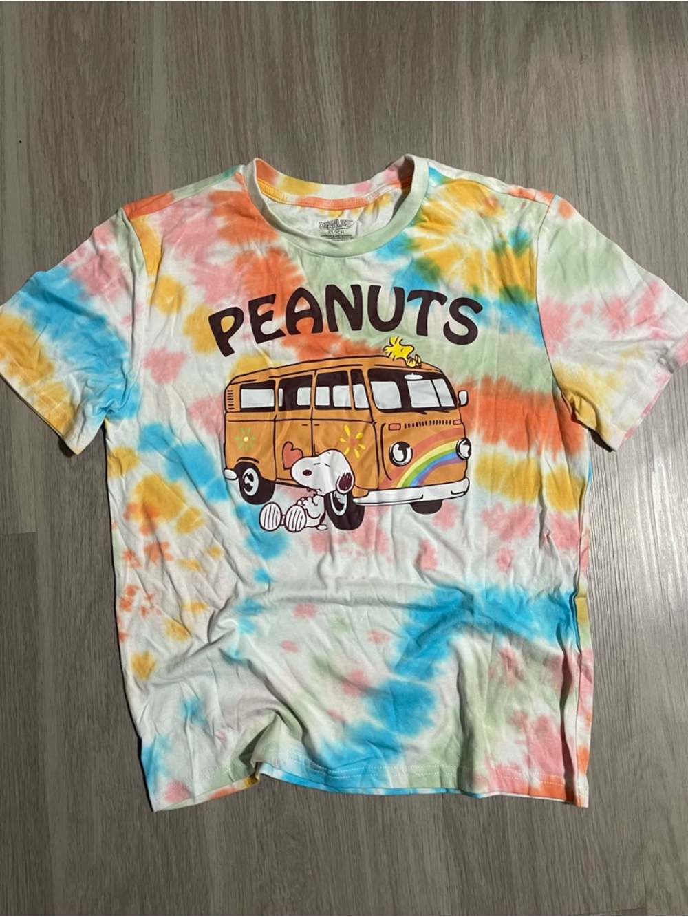 Peanuts Tie-Dye Van Graphic Tee